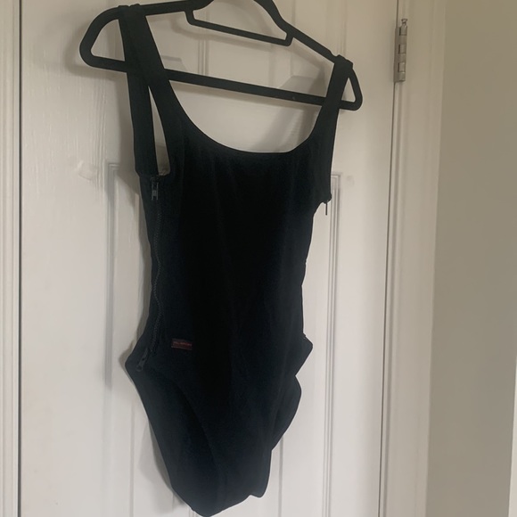 Polo Sports swimsuit, black, size 8, 2 side zipper - Picture 3 of 11